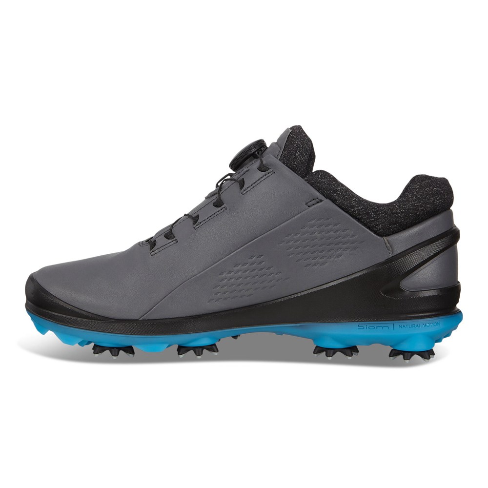 Zapatos De Golf Hombre - ECCO Biom G3 Boa Fit Cleated - Grises Oscuro - QAF185273